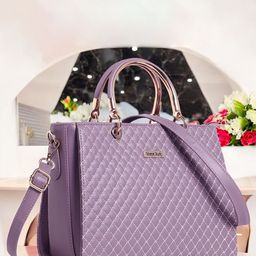 WOMEN MARKS PU Handheld Bag with Quilted-19