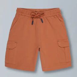 Plum Tree Red Cotton Regular Fit Shorts-image-56