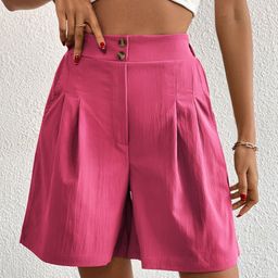 KPOP Women Slim Fit High-Rise Shorts-image-92
