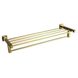 AceLine Towel Rack Aqua Brass PVD Gold Finish-image-37