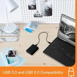 WD Elements 5TB USB 3.0 Portable External Hard Drive (WDBHDW0050BBK-EESN, Black) image 3