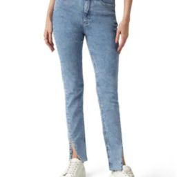 Calvin Klein Jeans Skinny Denim Light Lightly Washed High Rise Jeans-image-11
