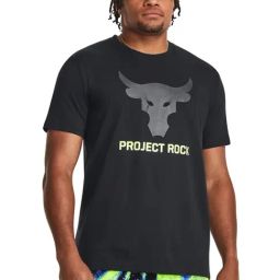 Under Armour Black Cotton Loose Fit Printed Sports T-Shirt-image-46