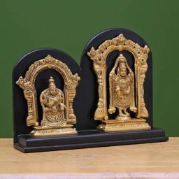 Ekaa Handicrafts Gold Brass Padmavati Devi And Tirupati Balaji-image-33