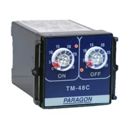 Paragon Plug In Panel Mounting Timer Adjustable Cyclic Function and 230 V AC Supply Voltage, TM-48C23-8P/11P/ST-57