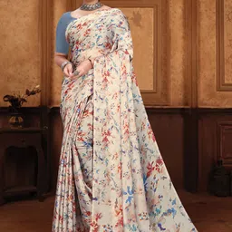 LeeliPeeri Designer Floral Satin Saree-picture-31