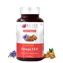 Bliss Welness Plant Based Omega 3-6-9 Softgels - 60 Softgels-20