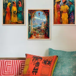 Traditional Wall Art With Frame Home Decor Wall Painting For Living Room Office Bedroom-image-47