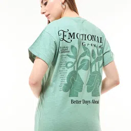 Bewakoof AIR Women Graphic Printed Round Neck Cotton Relaxed Fit T-shirt-picture-58