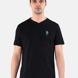 U.S. Polo Assn. Black Solid Lounge T-Shirt-picture-33
