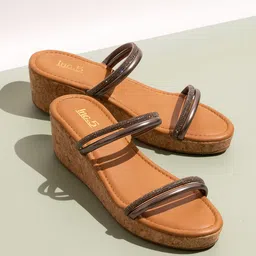 Inc 5 Embellished Open Toe Wedges-image-42