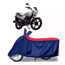 Auto Pearl Two Wheeler Cover with Bag for LML Freedom Prima, Red & Blue-picture-42