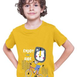 TeeSlix Unisex Yellow Tshirts-17