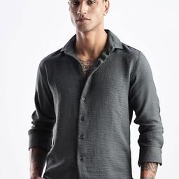 THE BEETEL HOUSE Men Milange Linen Look Regular Slim Fit Casual Shirt-image-42