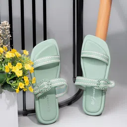 BRISKERS Gromad Classic Charm Printed Open Toe Flats-image-94