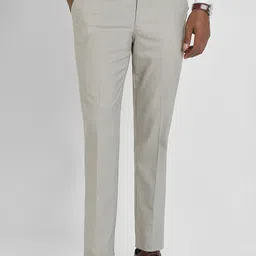 Allen Solly Sport Men Textured Slim Fit Trousers-picture-40