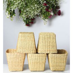 Seagrass Utility Baskets, Plant Basket - Set of 5-5