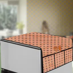 The Furnishing Tree Brown Plastic Refrigerator Cover-picture-4