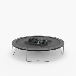 domyos Trampoline 420 with Safety Net - Tool-Free Assembly image 2