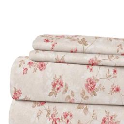 Modern Threads Kashmir Rose Microfibre Queen Bedsheet Set-58