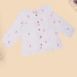 Pantaloons Baby Girls Snow White Embroidery Top-picture-38