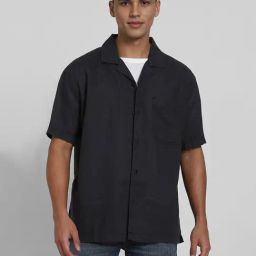 American Eagle Grey Loose fit Solid Shirt-picture-48