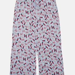 Kiddopanti Kids Light Blue Printed Pyjamas-image-96