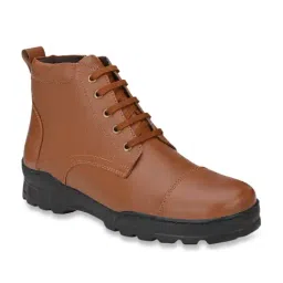 Delize Men's Tan Derby Boots-image-72