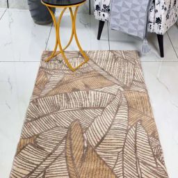 Saral Home Brown Polyester Kera Modern Soft Pile Carpet-14