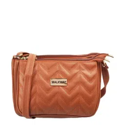 Walkway Tan Quilted Meduim Shoulder Handbag-image-47
