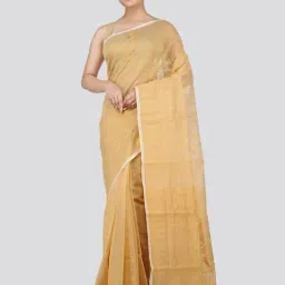 Pinkloom Beige Woven Saree-picture-32
