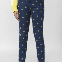 FOREVER 21 WOMEN MID WAIST SLIM FIT ANKLE LENGTH JEANS-image-41