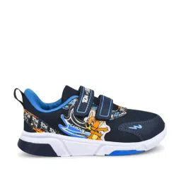 Campus Kids Blue & White Velcro Shoes-image-96
