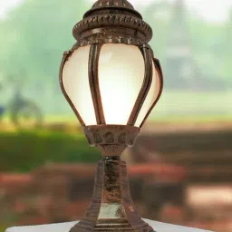 FOS LIGHTING Ornate Victorian Gold Aluminium Outdoor Gate Light-image-93