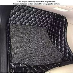 Auto Pearl 7D Car Floor Mats Compatible with Celerio 2021 Luxury Leatherite 7D Car Floor Mat-image-51