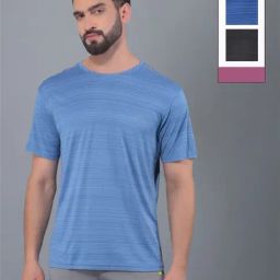 Force NXT Multicolored Regular Fit Sports T-Shirt - Pack Of 3-image-85