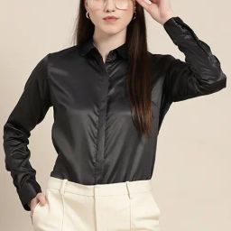 Hancock Black Regular Fit Shirt-image-62
