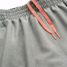 ADIDAS Men Sustainable Own The Run Heater Micro Checked Running Shorts image 2