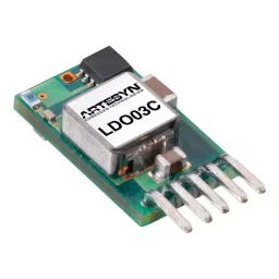 ARTESYN EMBEDDED TECHNOLOGIES DC-DC CONVERTER, 0.59V TO 5.1V, MODULE, LDO03C-005W05-VJ-17