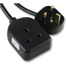 PRO ELEC EXTENSION LEAD, 1WAY, BLACK, 5M, 0138B-5M-14
