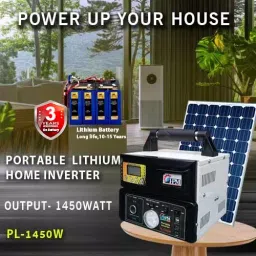 HPM 1000 VA Rated Power Portable Invertor Generator In-Build Lithium Ion Phosphate LiFePo4 100 Ah, PL-1450W image 5