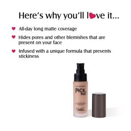 Glam21 Pick Me! Matte Foundation 03 - 40 gm image 5