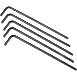 RS PRO 5 piece Hex Key, L Shape 4mm Ball End Model No 735093-image-20