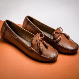 Zoom Shoes Women's Tan Casual Mocassins-image-95