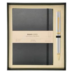 Cross Chrome Medalist Ball Point Pen With Note Book-57