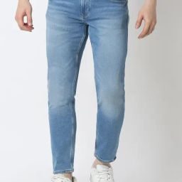 Spykar Light Blue Slim Fit Jeans-13
