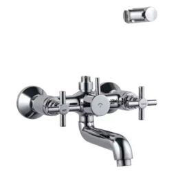 Jaquar Solo Two In One Wall Mixer Bathroom Faucet - SOL-CHR-6267-image-7