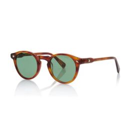 Shisen Fox Green Round Unisex Sunglasses-picture-46