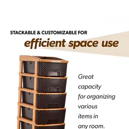 Aura Brown Set of 1 Regular Multi-Utility Organisers image 2