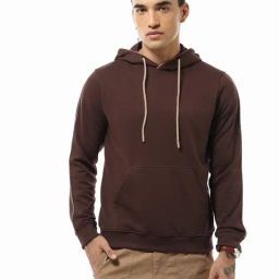 Bewakoof Brown Regular Fit Graphic Hoodie-37